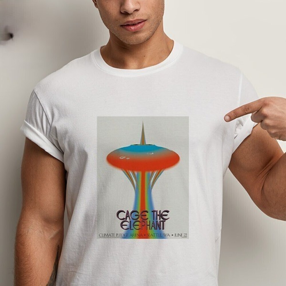Cage The Elephant The Neon Pill Tour At The Climate Pledge Arena Classic Tshirt